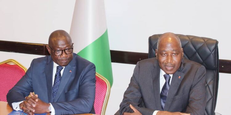 Hommage : Amichia reconnaissant au Premier Ministre Amadou Gon Coulibaly