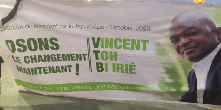 Présidentielle 2020: Vincent Toh Bi candidat