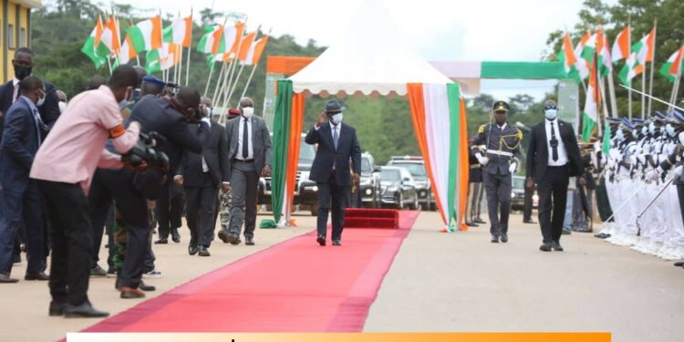 Ouattara depuis le Moronou : « c’est une visite républicaine »