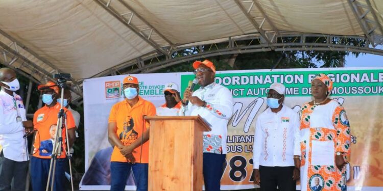 Réélection du président Ouattara/Diarrassouba aux populations :« C’est un bel hommage à AGC »