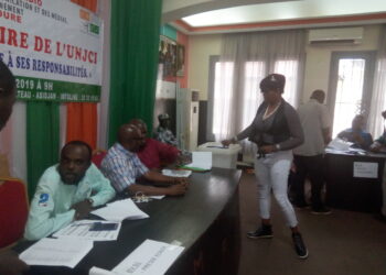 Côte d&rsquo;Ivoire/2e tour de l&rsquo;élection du président de l&rsquo;UNJCI : les journalistes votent dans la sérénité