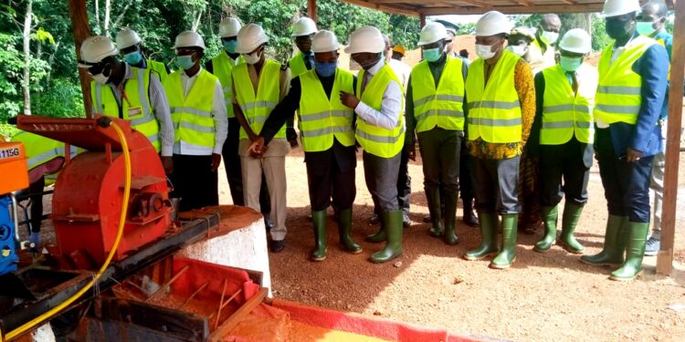 Industrie minière : le chantier-école de la petite mine d’Abradine 2 (Yakassé-Attobrou) inauguré