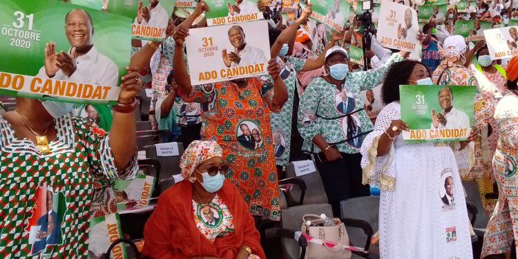 Côte d’Ivoire/Caution pour la Présidentielle: Les femmes du RHDP s’engagent à payer les 50 millions F d’ADO