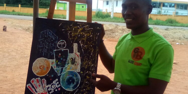 Gagnoa/exposition d’oeuvres d’art: KKS « ressuscite » DJ Arafat