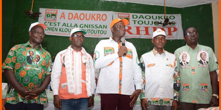 Investiture de la coordination régionale de l’Iffou : Le commando de Daoukro en ordre de bataille