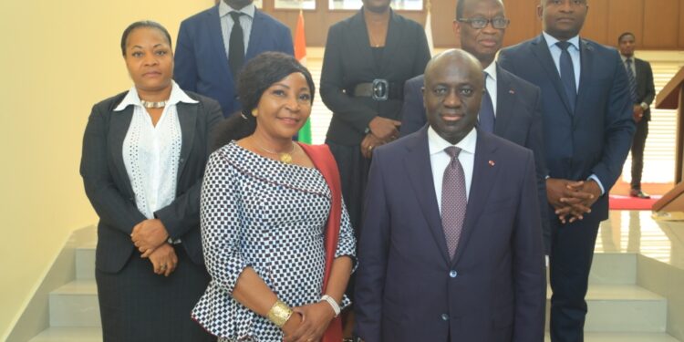 La nouvelle Représentante pour le HCR en Côte d’Ivoire présente sa lettre de créance