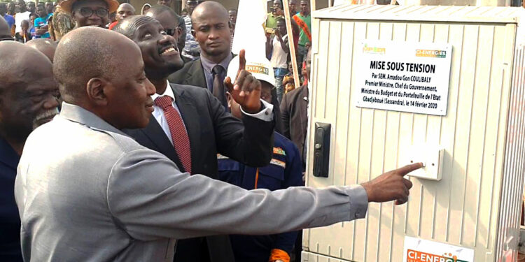 Sassandra: 1000 habitants de Gbadjeboue ont désormais de l’électricité