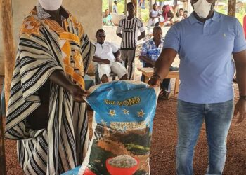 Guiglo : Le député Gui Serodé monte au front  contre le Covid-19