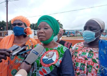 Rhdp Bouaké/Diomandé Mondeni (Directrice adjointe de campagne) :« Les opposants sont les gagnants de la candidature de Ouattara »
