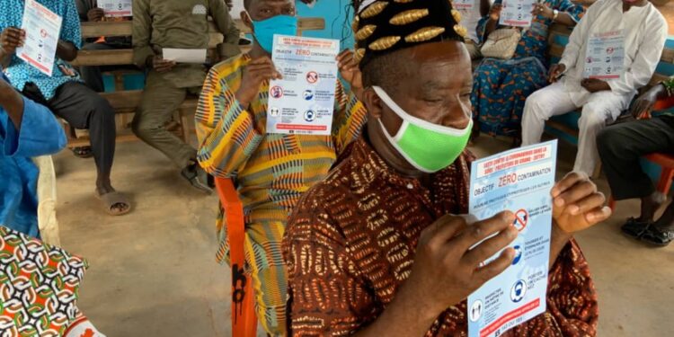 Grand-Zattry/Covid-19: Des villages du canton Gbogboho reçoivent du matériel de prévention