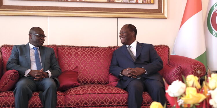 Le Chef de l’Etat a eu un entretien avec le Vice-Président de la Banque Mondiale en charge des Ressources Humaines