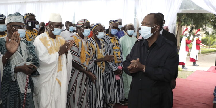 Depuis Korhogo, Alasane Ouattara rassure: «L’élection du 31 octobre aura lieu et elle sera paisible »