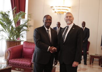 Côte d’Ivoire: 4 nouveaux ambassadeurs présentent leurs lettres de créances au président Alassane Ouattara