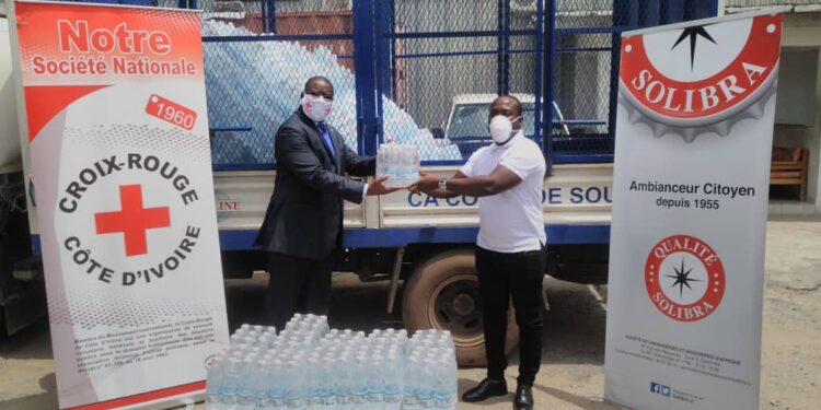 Coronavirus : Solibra fait un don à la Croix-Rouge CI