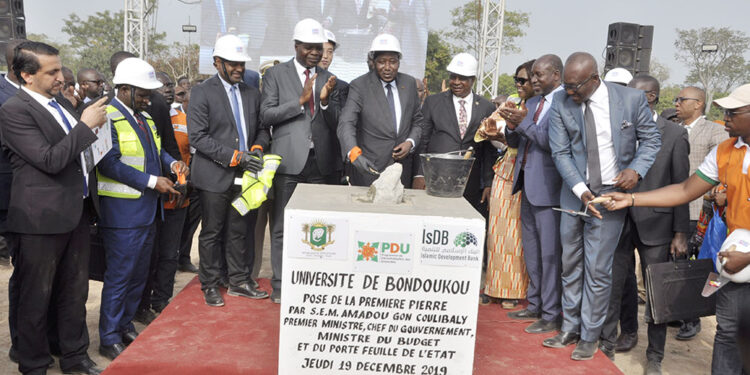 Enseignement supérieur : le Premier Ministre Amadou Gon Coulibaly lance les travaux de construction de l’Université de Bondoukou