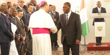 Discours du Chef de l’Etat,lors des échanges de Vœux de Nouvel An avec le Corps Diplomatique accrédité en Côte d&rsquo;Ivoire
