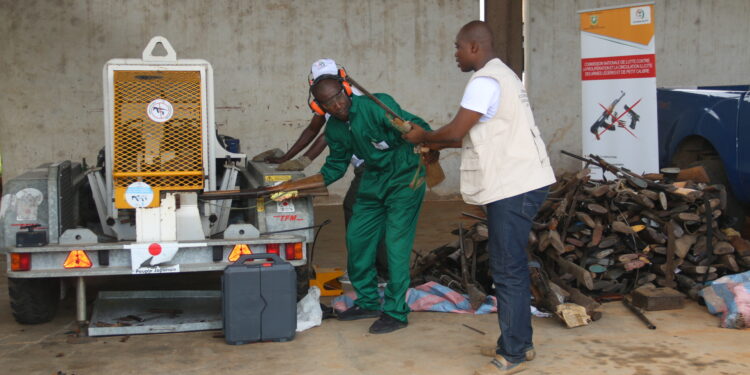 Bouaké / Sécurité : 356 armes et 2154 munitions saisies et confisquées
