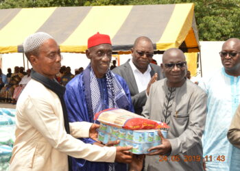 Ramadan: le DG des impôts offre 30 tonnes de vivres et non vivres aux populations du Hambol au nom  du chef de l&rsquo;Etat et du Premier ministre