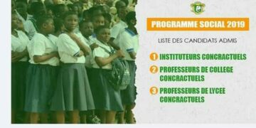 Côte d’Ivoire : voici la liste des admis du concours de recrutement des enseignants contractuels