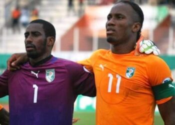 Football: hommage de Copa Barry à Didier Drogba