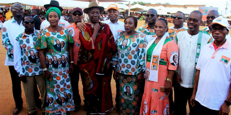 Investiture de la coordination régionale des Grands ponts : Ce que le commando  du RHDP  a confié aux militants