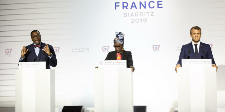 Macron et les chefs d’Etat du G7 apportent 251 millions USD sous forme de prêts à l’initiative AFAWA de la BAD