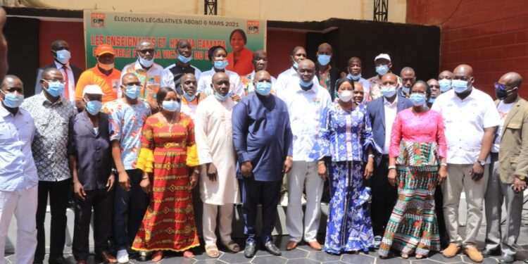 Législative 2021 à Abobo: Kandia mobilise pour la liste RHDP : « nous voulons une belle victoire, dans la paix »