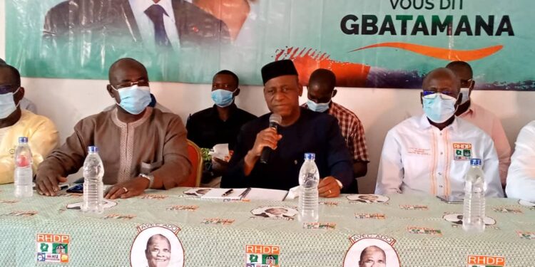 Législatives à  Katiola: Ally Coulibaly confie les candidats RHDP aux populations du Hamb