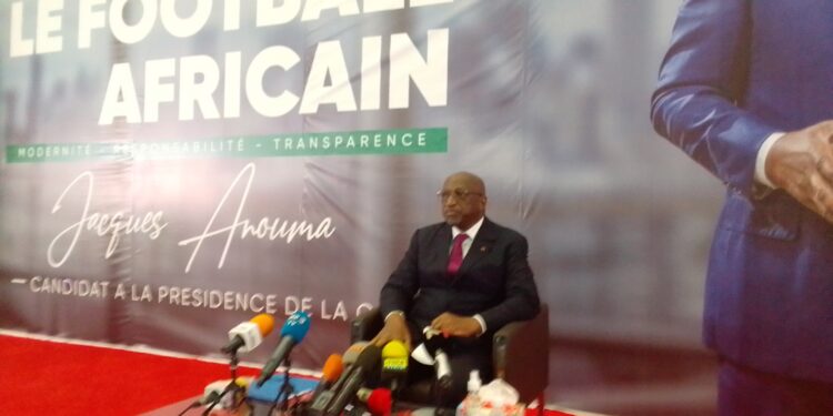 Élection à la CAF:Jacques Anouma dévoile ses 4 grandes priorités pour le football africain.