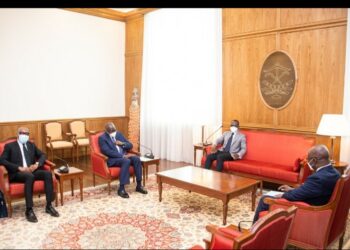 Election à la CAF:  Amichia reçu par le Président Talon de la République du Bénin