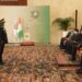 L’Album photos de la cérémonie de présentation des vœux de nouvel an des armées et du corps diplomatique au Chef de l’Etat Alassane Ouattara. . Photos : Saint Cyrille