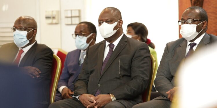 L’Album photos de la cérémonie de présentation des vœux de nouvel an des armées et du corps diplomatique au Chef de l’Etat Alassane Ouattara. . Photos : Saint Cyrille