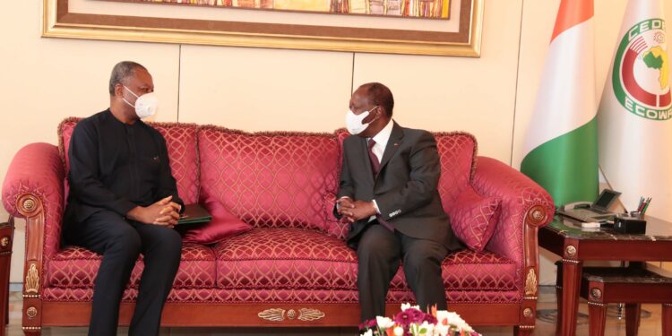Côte d’Ivoire: Un émissaire du Président Muhammadu BUHARI reçu par le président Alassane Ouattara
