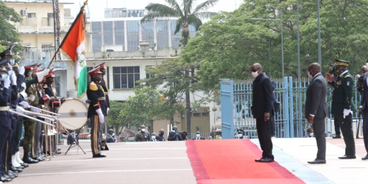 L’album photos de l’hommage de la nation au Premier ministre Hamed Bakayoko le mercredi 17 mars sur l’esplanade de la présidence de la République. Photos : Frat-Mat