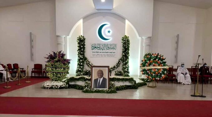 Levée de corps du Premier ministre Hamed Bakayoko, en présence du président Ouattara