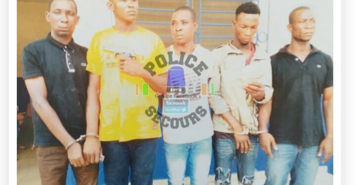 Côte d’Ivoire : 5 redoutables gangsters arrêtés par la police, un autre abattu