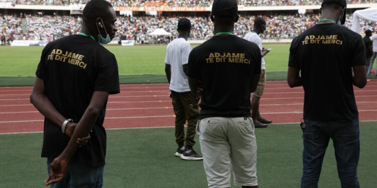 L&rsquo;album photos de l&rsquo;hommage du Rhdp au premier Hamed Bakayoko au stade olympique à Abidjan le mercredi 17 mars. Photos : Saint Cyrille