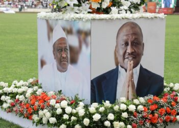 L’album photos de l’hommage du Rhdp au premier Hamed Bakayoko au stade olympique à Abidjan le mercredi 17 mars. Photos : Saint Cyrille