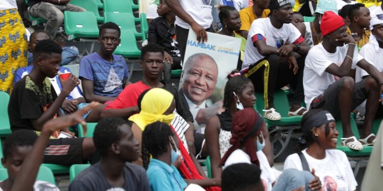 L&rsquo;album photos de l&rsquo;hommage du Rhdp au premier Hamed Bakayoko au stade olympique à Abidjan le mercredi 17 mars. Photos : Saint Cyrille