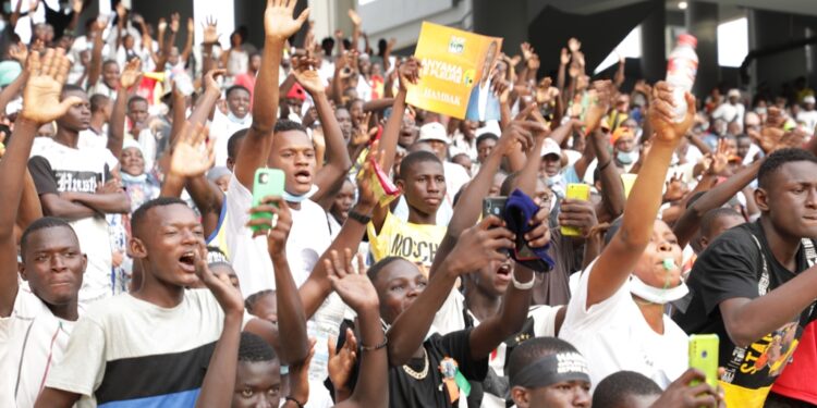 L&rsquo;album photos de l&rsquo;hommage du Rhdp au premier Hamed Bakayoko au stade olympique à Abidjan le mercredi 17 mars. Photos : Saint Cyrille