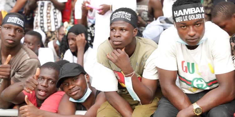 L&rsquo;album photos de l&rsquo;hommage du Rhdp au premier Hamed Bakayoko au stade olympique à Abidjan le mercredi 17 mars. Photos : Saint Cyrille