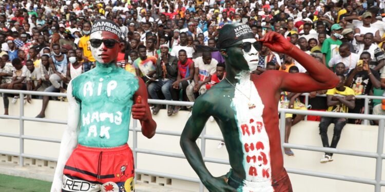 L&rsquo;album photos de l&rsquo;hommage du Rhdp au premier Hamed Bakayoko au stade olympique à Abidjan le mercredi 17 mars. Photos : Saint Cyrille