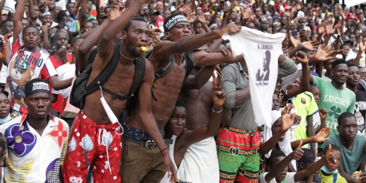 L&rsquo;album photos de l&rsquo;hommage du Rhdp au premier Hamed Bakayoko au stade olympique à Abidjan le mercredi 17 mars. Photos : Saint Cyrille