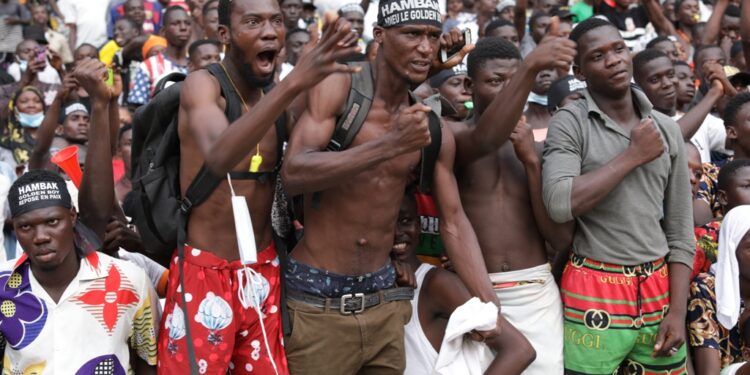 L&rsquo;album photos de l&rsquo;hommage du Rhdp au premier Hamed Bakayoko au stade olympique à Abidjan le mercredi 17 mars. Photos : Saint Cyrille
