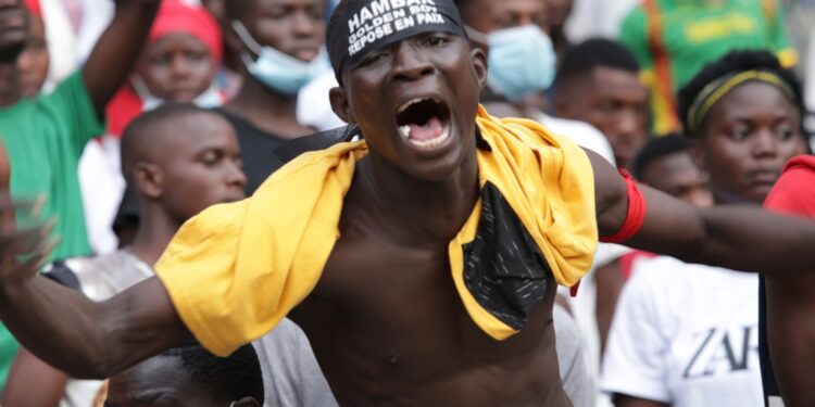 L&rsquo;album photos de l&rsquo;hommage du Rhdp au premier Hamed Bakayoko au stade olympique à Abidjan le mercredi 17 mars. Photos : Saint Cyrille