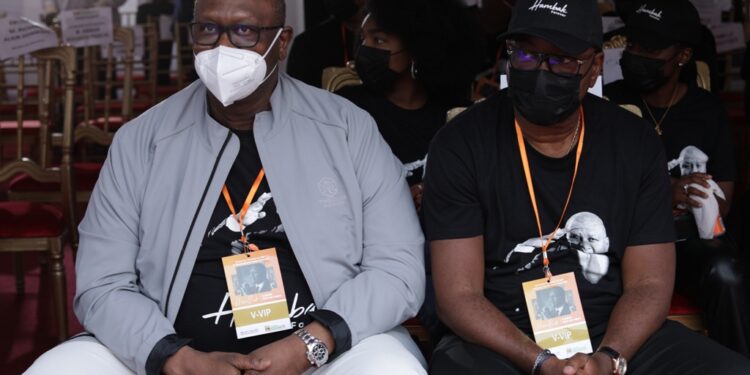 L&rsquo;album photos de l&rsquo;hommage du Rhdp au premier Hamed Bakayoko au stade olympique à Abidjan le mercredi 17 mars. Photos : Saint Cyrille