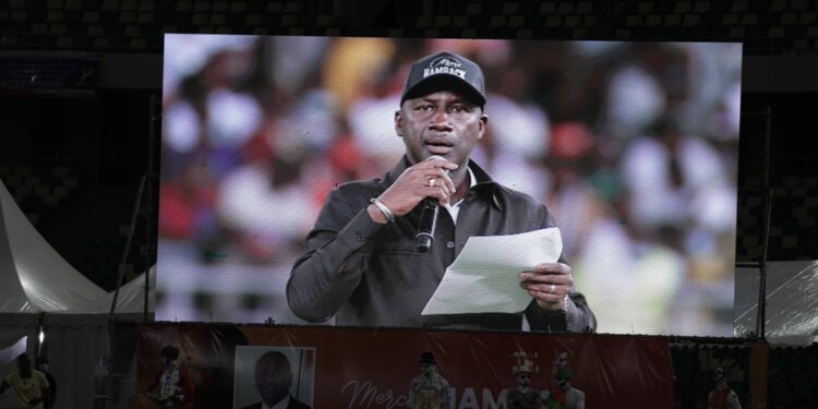 L&rsquo;album photos de l&rsquo;hommage du Rhdp au premier Hamed Bakayoko au stade olympique à Abidjan le mercredi 17 mars. Photos : Saint Cyrille