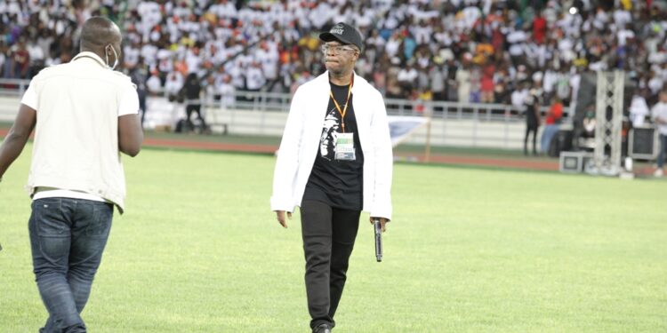 L&rsquo;album photos de l&rsquo;hommage du Rhdp au premier Hamed Bakayoko au stade olympique à Abidjan le mercredi 17 mars. Photos : Saint Cyrille