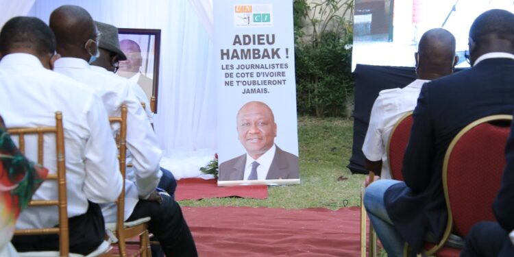 L’album photos de l’hommage des journalistes à feu le Premier ministre Hamed Bakayoko à la maison de la presse à Abidjan-Plateau le 23 mars. Phs/S. C