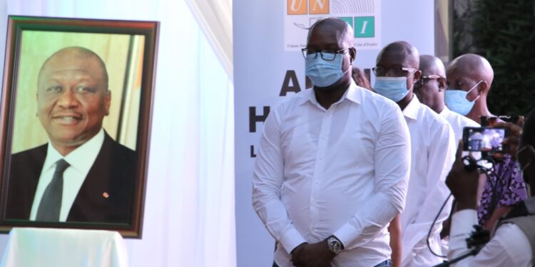 L’album photos de l’hommage des journalistes à feu le Premier ministre Hamed Bakayoko à la maison de la presse à Abidjan-Plateau le 23 mars. Phs/S. C